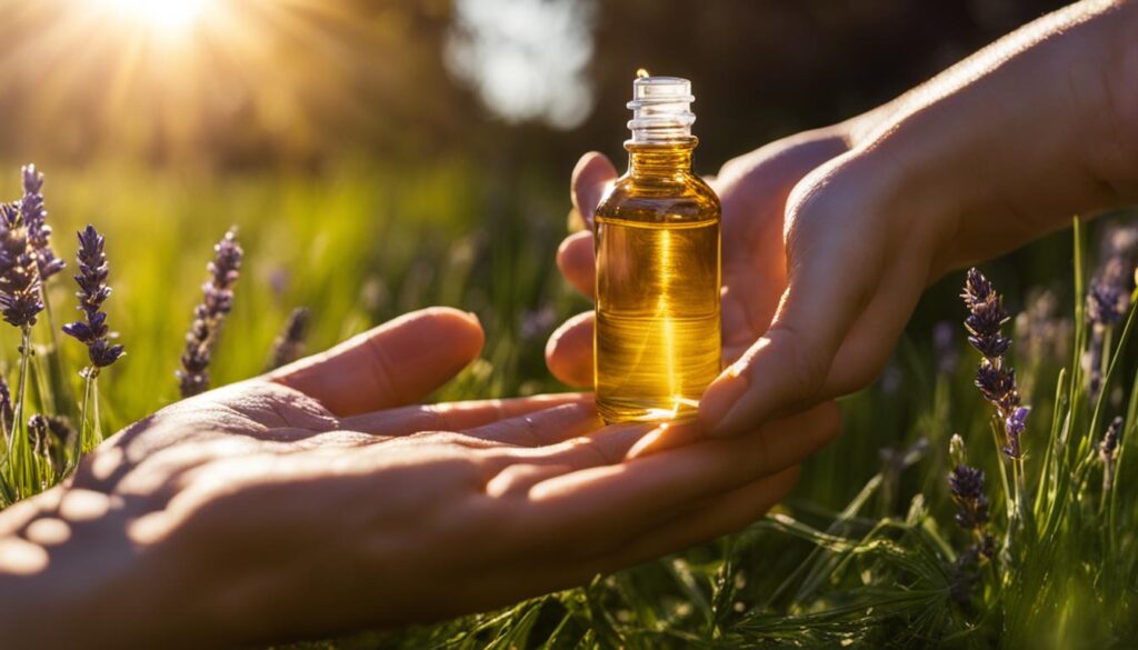 Essential oil application