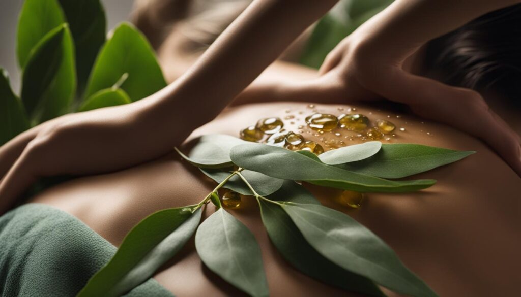 Eucalyptus oil for back pain management