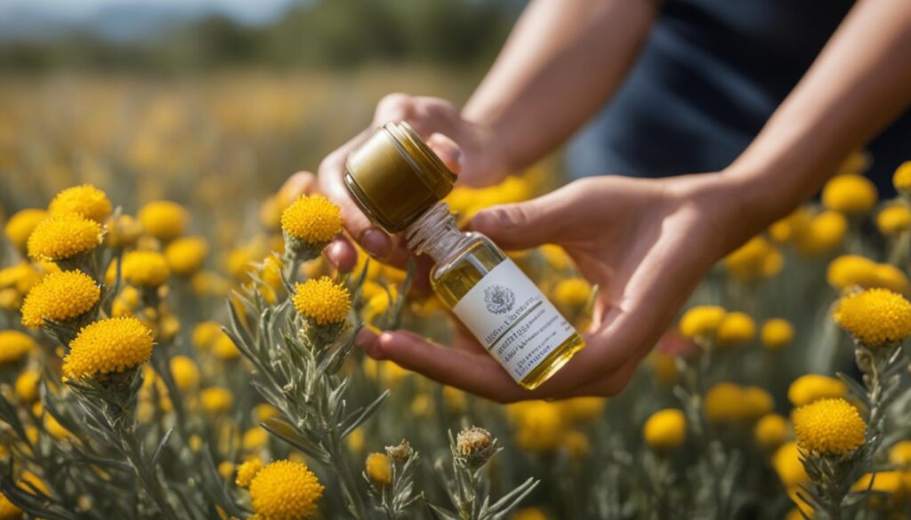 Helichrysum oil safety