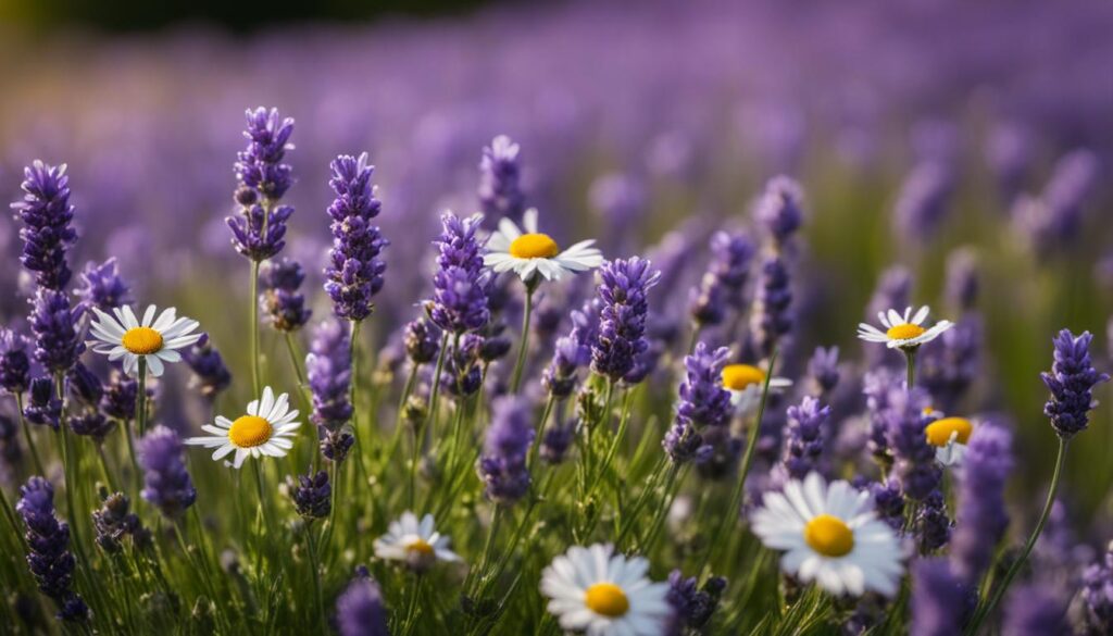 lavender and chamomile oils